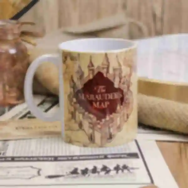 Чашка Marauder's Map ⚡️ Горнятко Гаррі Поттер ⚡️ Сувеніри ⚡️ Подарунки Harry Potter