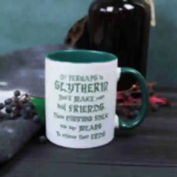 Чашка по факультету Слизерин ⚡️ Кружка Гарри Поттер ⚡️ Slytherin ⚡️ Harry Potter