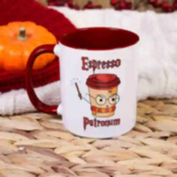 Чашка Espresso Patronum ⚡️ Горнятко Гаррі Поттер ⚡️ Сувеніри ⚡️ Подарунки Harry Potter
