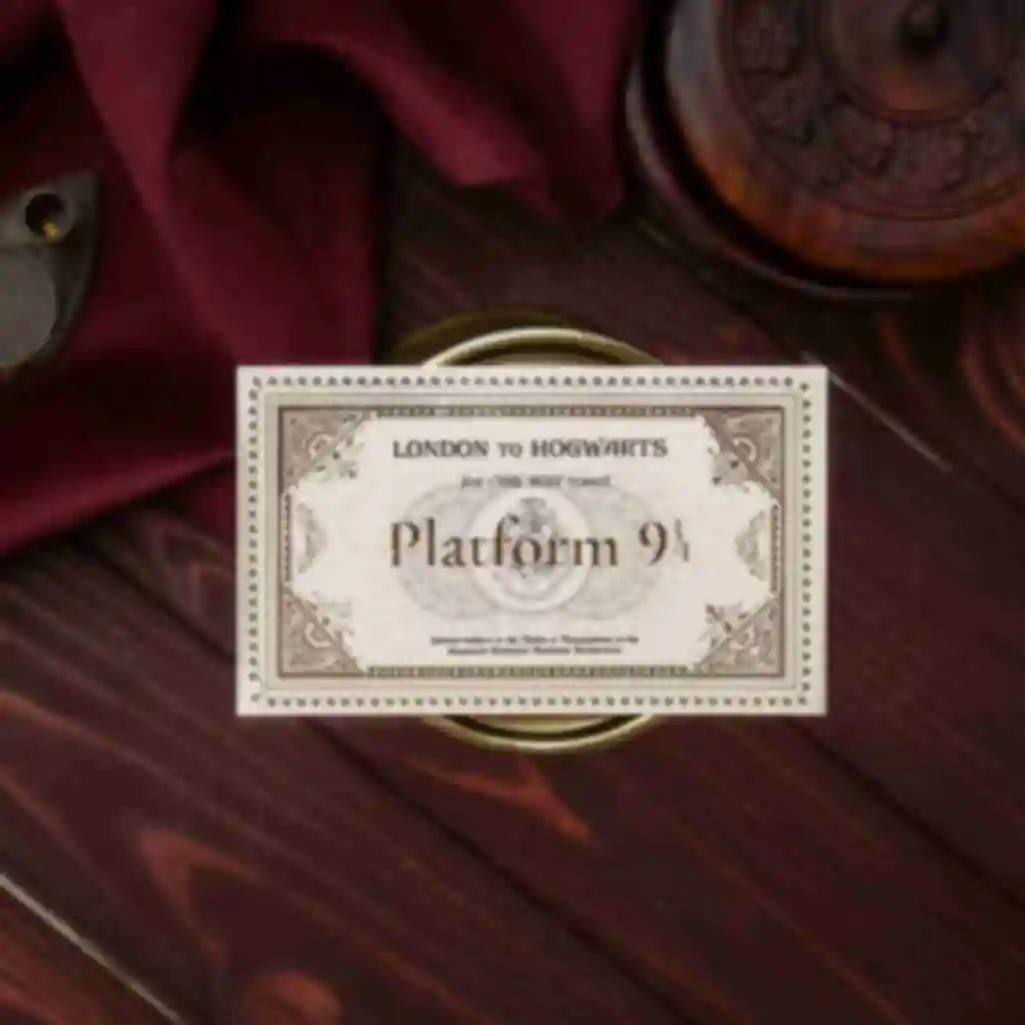 Квиток на потяг «Гоґвортс Експрес» ⚡️ Подарунки Гаррі Поттер ⚡️ Harry PotterФото №6