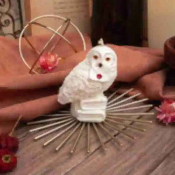 Сова Гедвіґа ⚡️ Свічка Hedwig ⚡️ Декор Гаррі Поттер ⚡️ Сувеніри Harry Potter