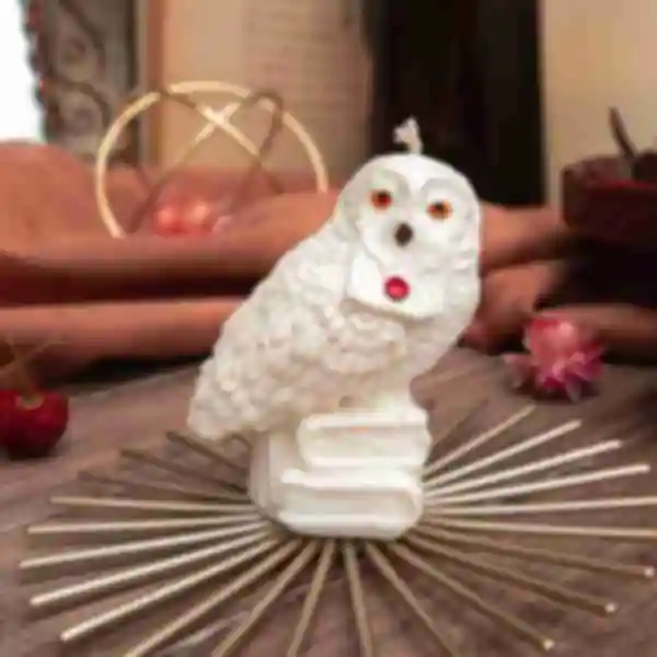 Сова Гедвіґа ⚡️ Свічка Hedwig ⚡️ Декор Гаррі Поттер ⚡️ Сувеніри Harry Potter