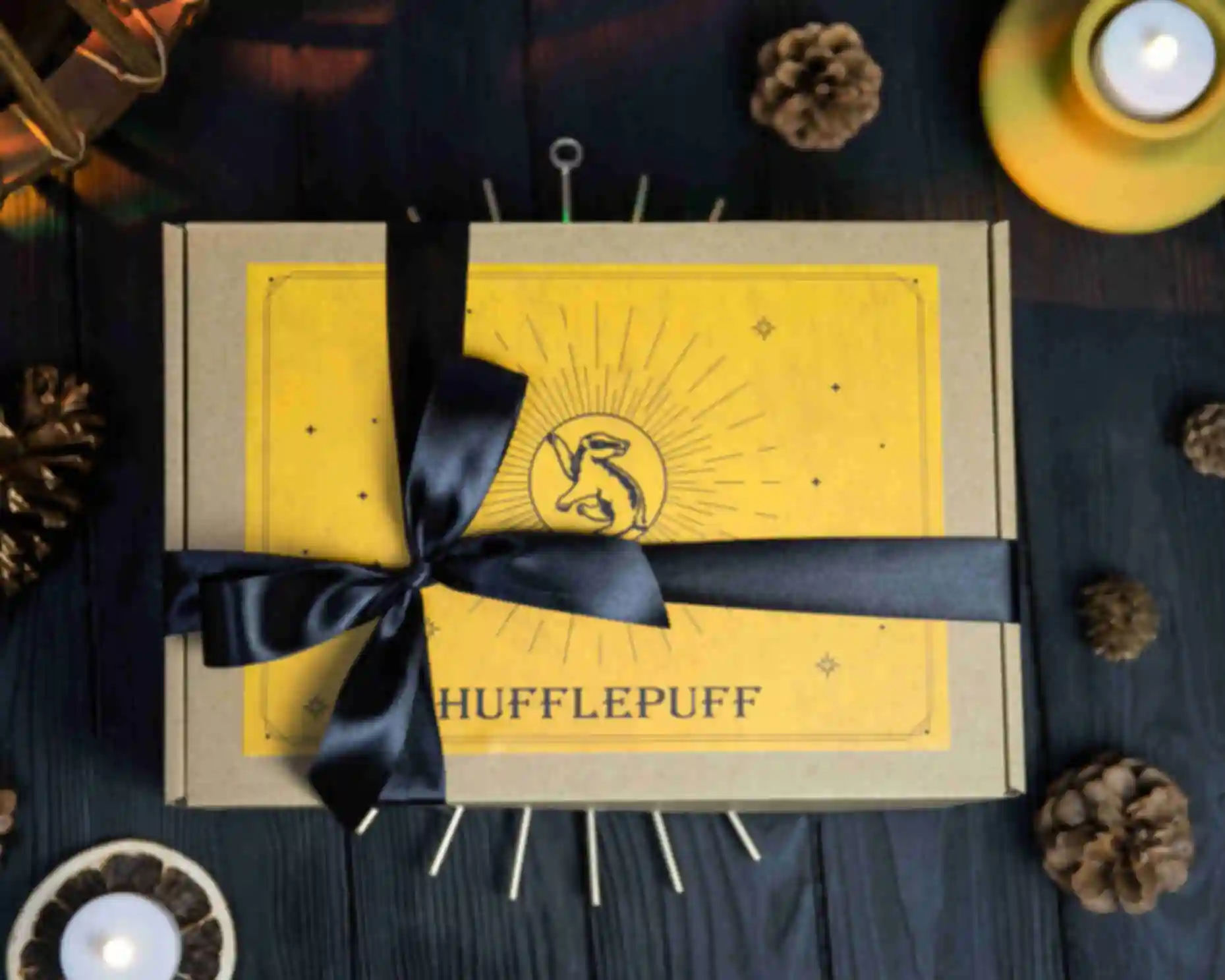 Подарочная коробка Hufflepuff ⚡️ Гарри Поттер medium. Фото №8