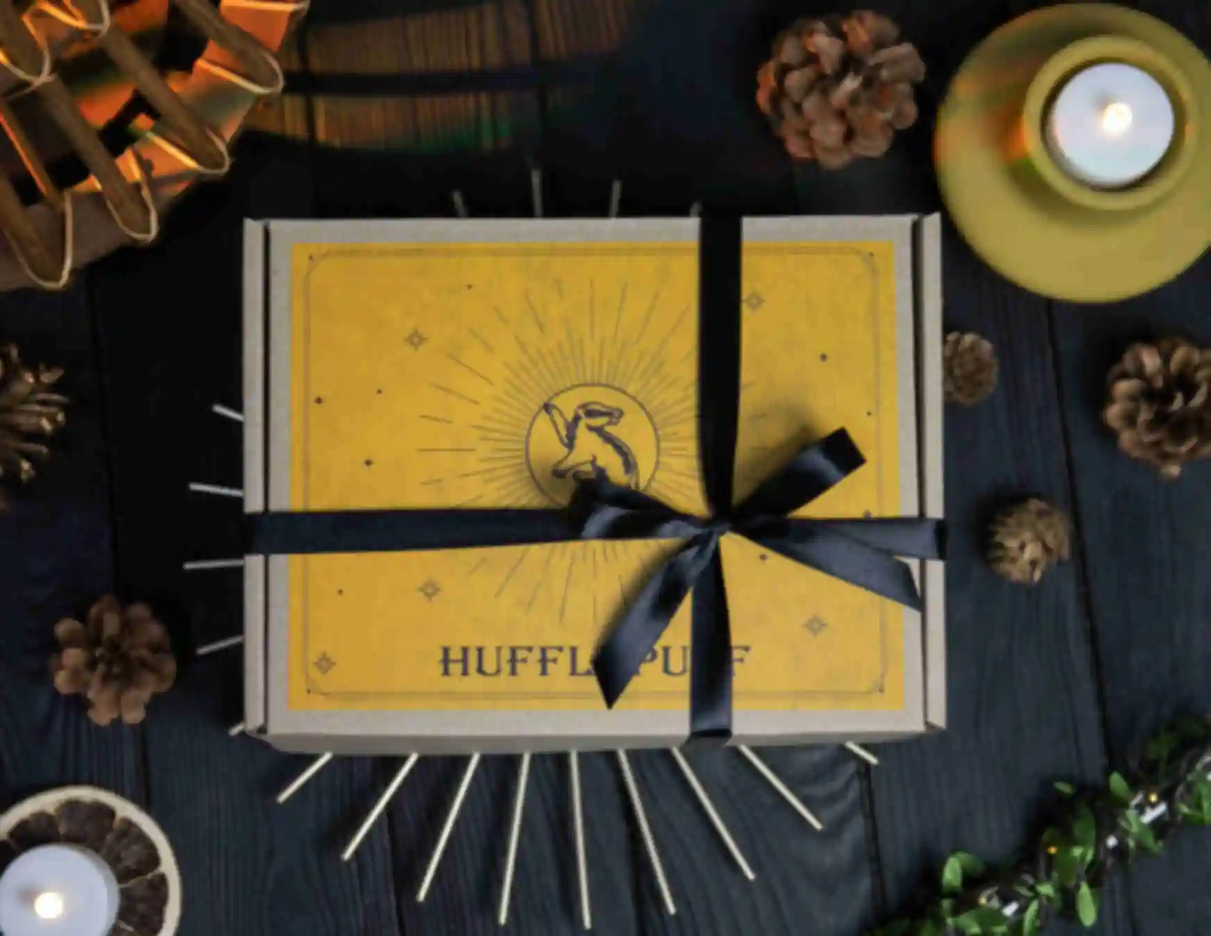 Подарочная коробка Hufflepuff ⚡️ Гарри Поттер mini. Фото №9