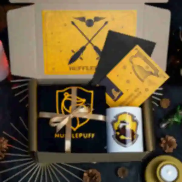 Набір по факультету Гафелпаф ⦁ medium ⚡️ Подарунок Гаррі Поттер ⚡️ Hufflepuff ⚡️ Harry Potter