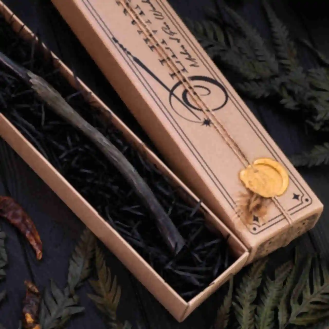 Волшебная палочка Беллатрисы Лестрейндж ⚡️ Bellatrix Lestrange's Wand ⚡️ Сувениры Гарри Поттер ⚡️ Harry Potter. Фото №4