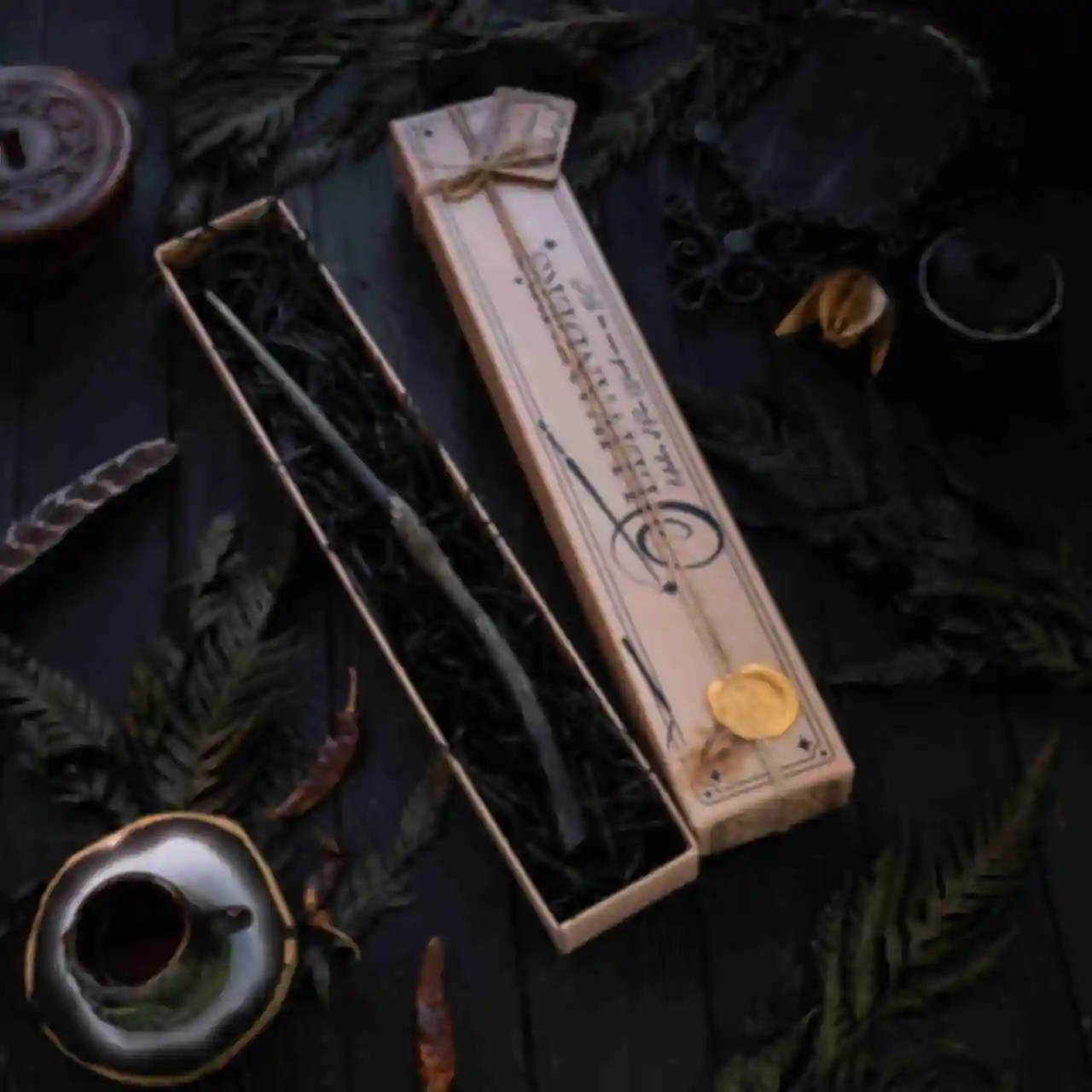 Волшебная палочка Беллатрисы Лестрейндж ⚡️ Bellatrix Lestrange's Wand ⚡️ Сувениры Гарри Поттер ⚡️ Harry Potter. Фото №7