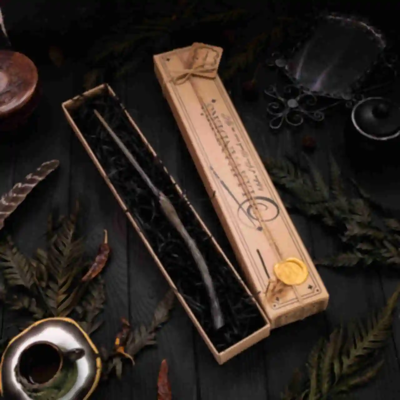 Волшебная палочка Беллатрисы Лестрейндж ⚡️ Bellatrix Lestrange's Wand ⚡️ Сувениры Гарри Поттер ⚡️ Harry Potter. Фото №2