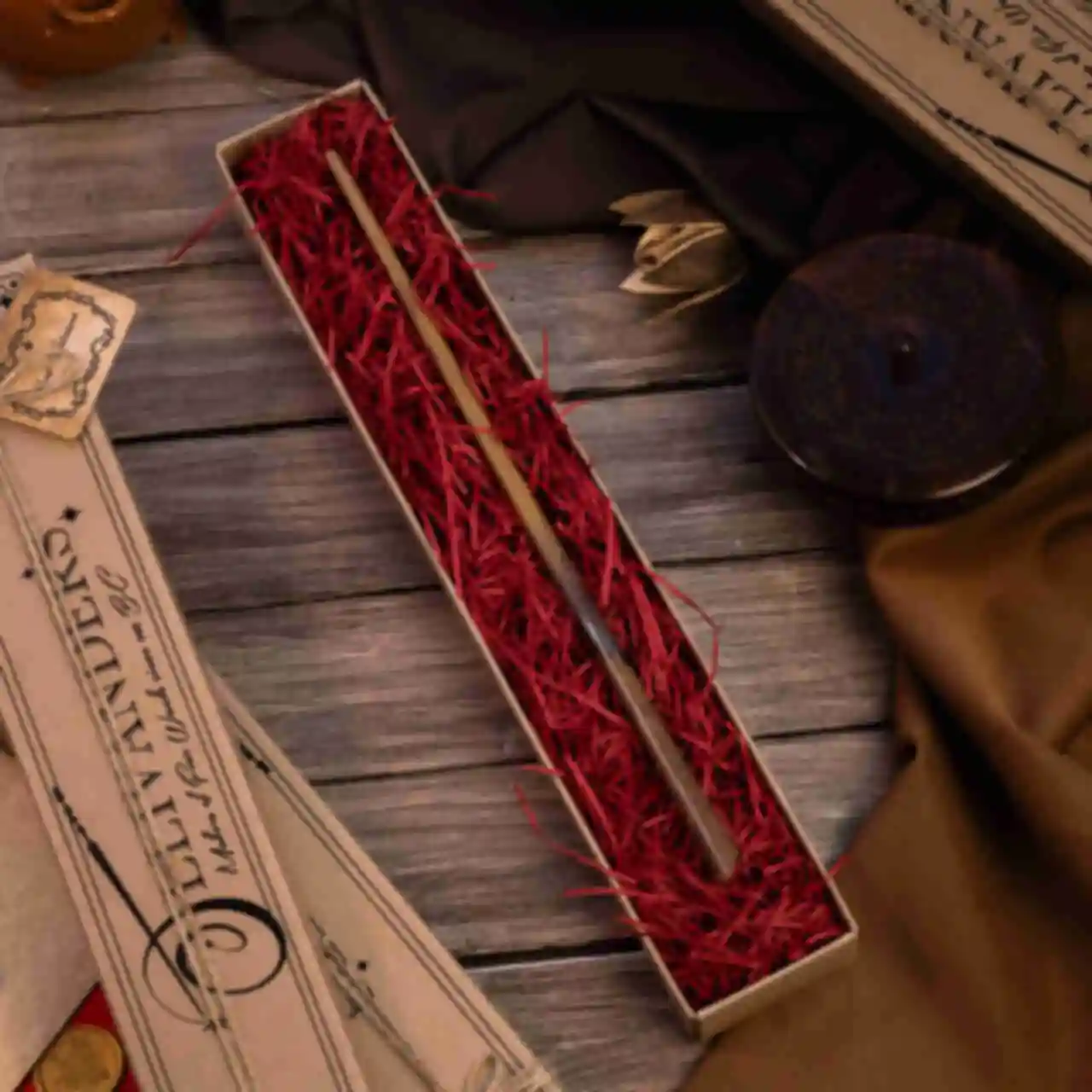 Волшебная палочка Ньюта Саламандера ⚡️ Newton Scamander's Wand ⚡️ Сувениры Гарри Поттер и Фантастические Твари ⚡️ Harry Potter and Fantastic Beasts. Фото №6