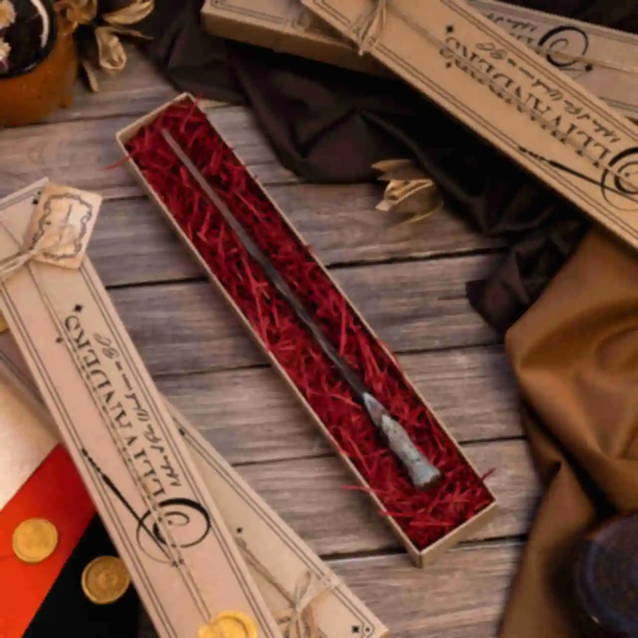 Волшебная палочка Рона Уизли ⚡️ Ronald Weasley's Wand ⚡️ Сувениры Гарри Поттер ⚡️ Harry Potter. Фото №4