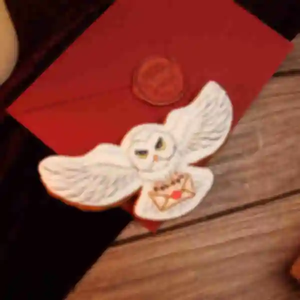 Пряник Сова Букля ⚡️ Hedwig ⚡️ Сладости в стиле вселенной Гарри Поттера ⚡️ Harry Potter
