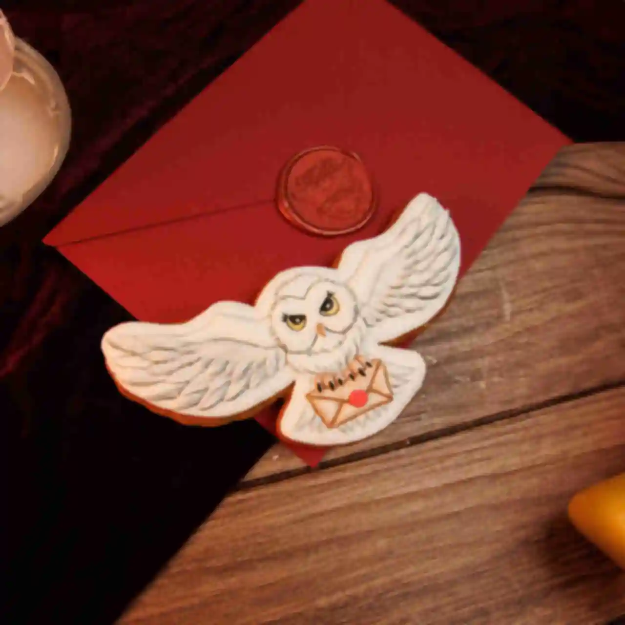 Пряник Сова Букля ⚡️ Hedwig ⚡️ Сладости в стиле вселенной Гарри Поттера ⚡️ Harry Potter. Фото №2