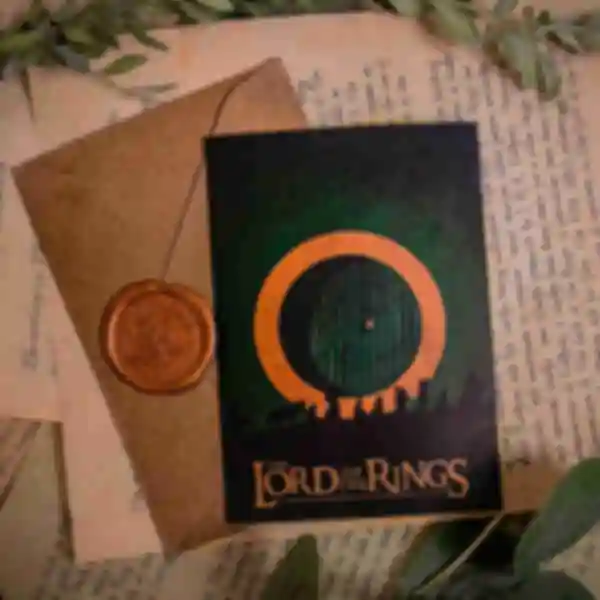 Открытка • Братство кольца • Властелин Колец • Подарки в стиле The Lord of the Rings