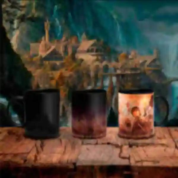 Магічна чашка з персонажами ⦁ Кружка Володар Перснів • The Lord of the Rings