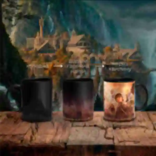 Магическая чашка с персонажами ⦁ Кружка Властелин Колец • The Lord of the Rings