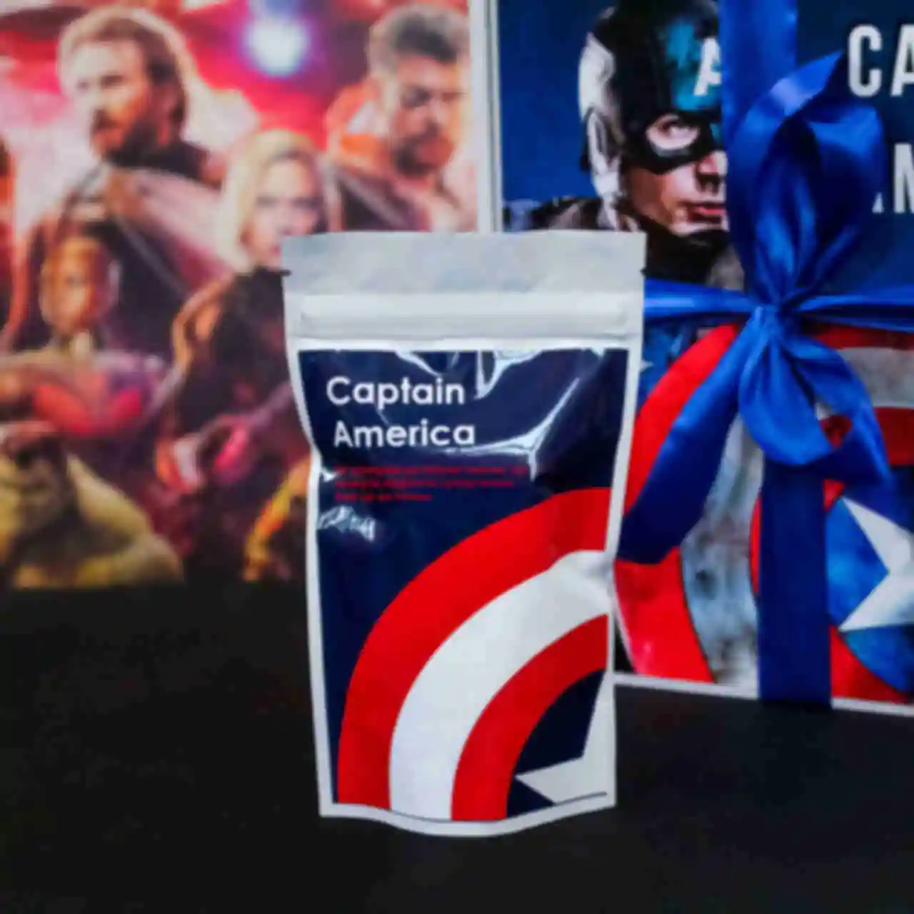Конфетки в стиле Капитана Америка ⦁ Marvel. Фото №4