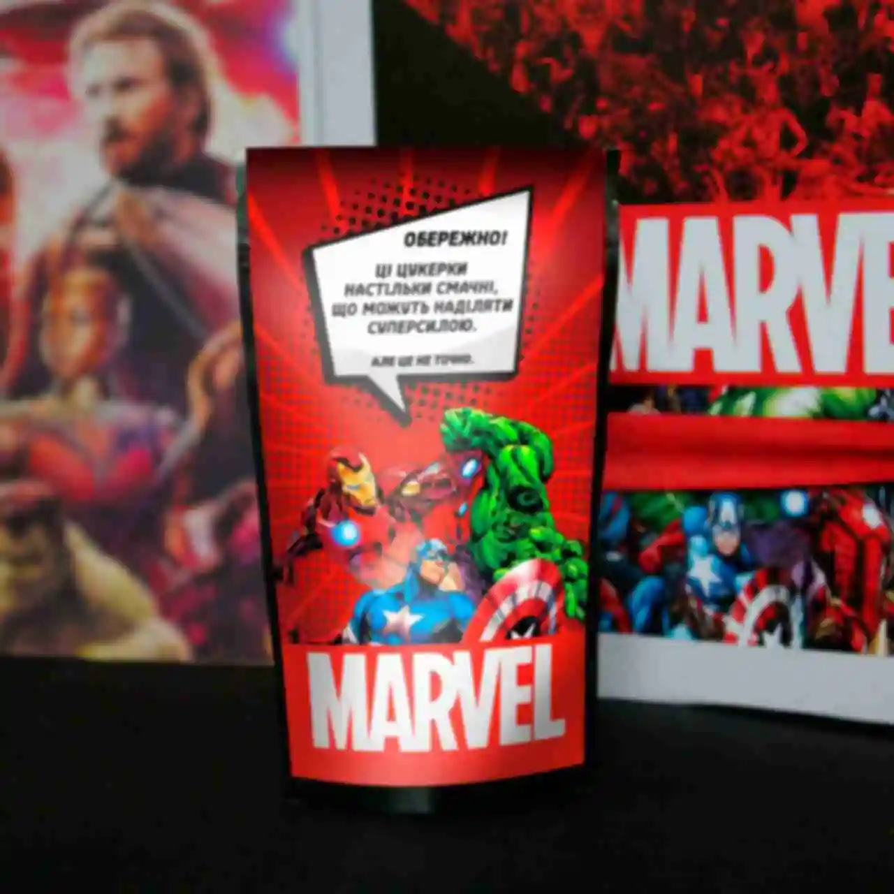 Цукерки в стилі Marvel ⦁ Подарунок фанату Марвел ⦁ Сувеніри з супергероямиФото №108