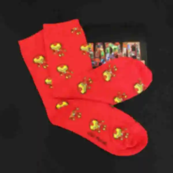 Супергеройські шкарпетки з Залізною людиною • Одежда Iron Man • Marvel • Марвел АРХІВ