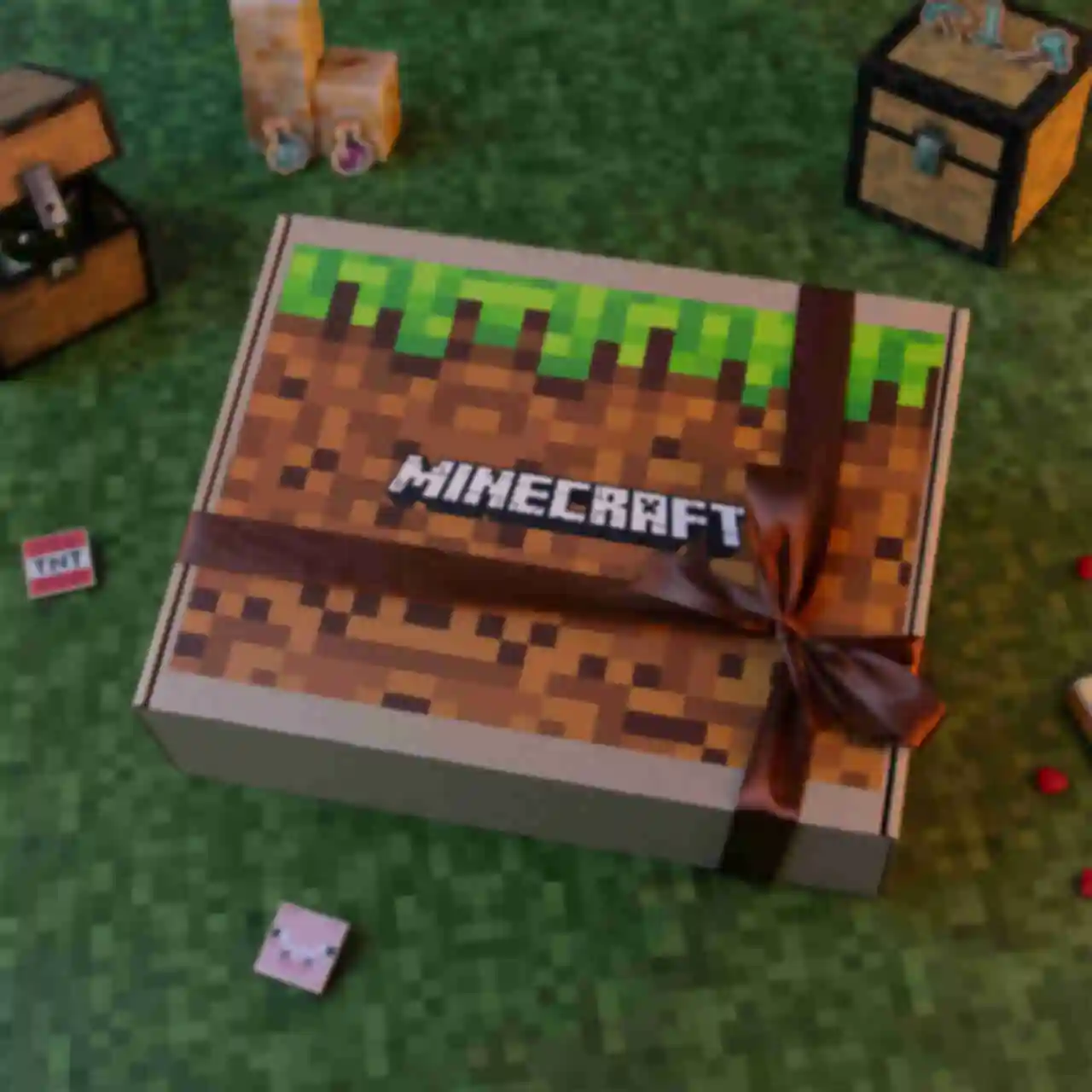 Подарочная коробка • Minecraft. Фото №59