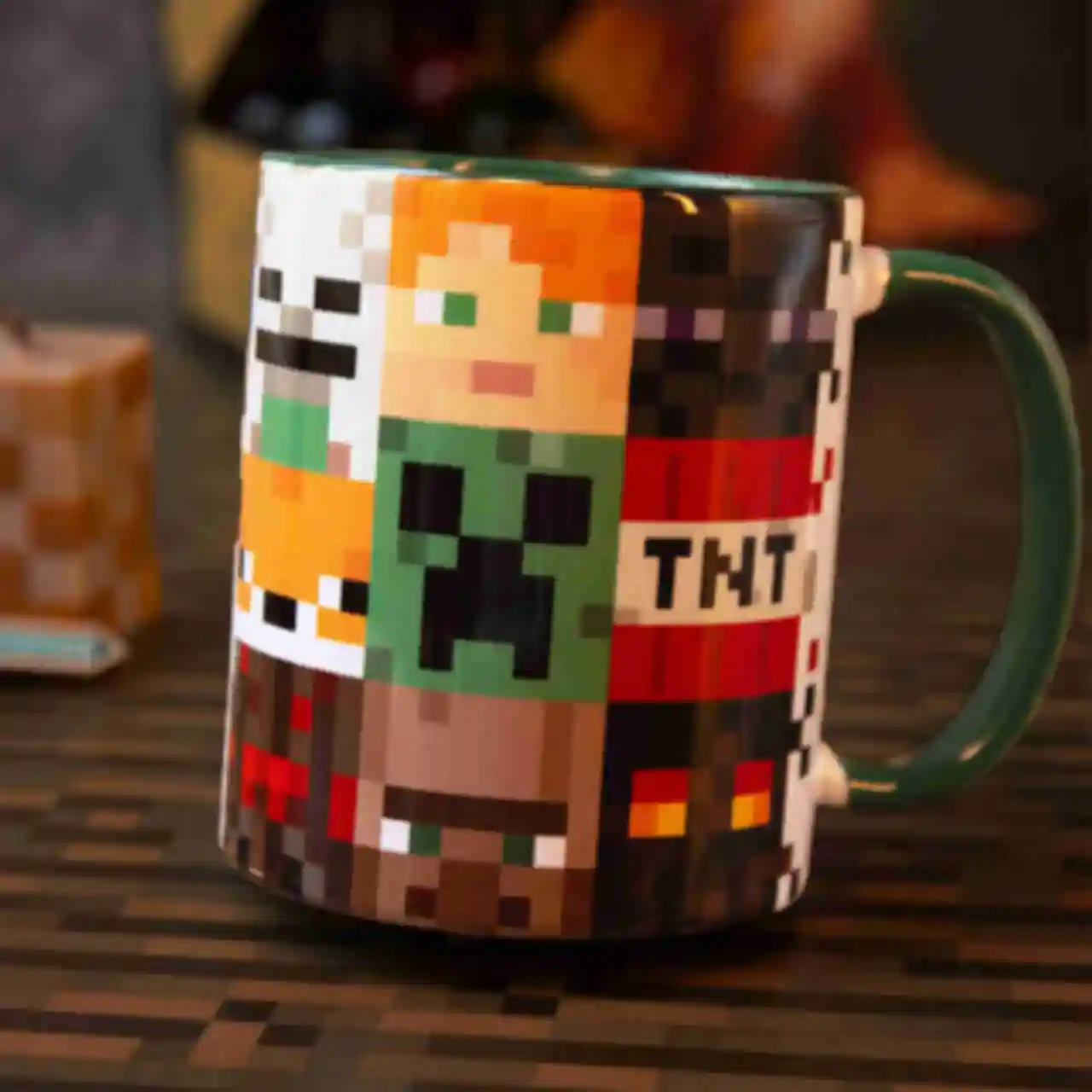 Чашка ⦁ Главные герои ⦁ Кружка Minecraft ⦁ Подарок геймеру по игре Майнкрафт. Фото №2