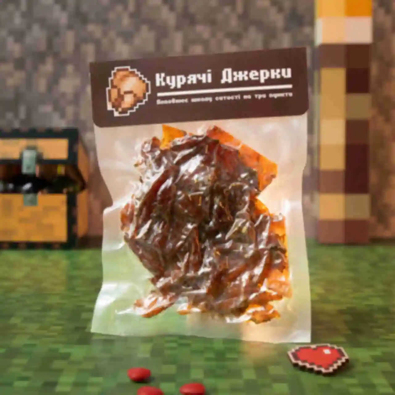 Курячі джерки Minecraft ⦁ Їжа в стилі гри Майнкрафт ⦁ Подарунок геймеруФото №64