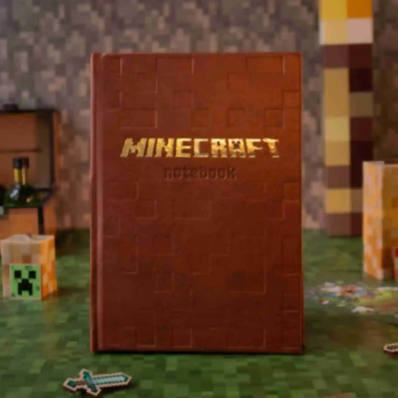 Блокнот Minecraft ⦁ Скетчбук по игре Майнкрафт ⦁ Подарок геймеру. Фото №1