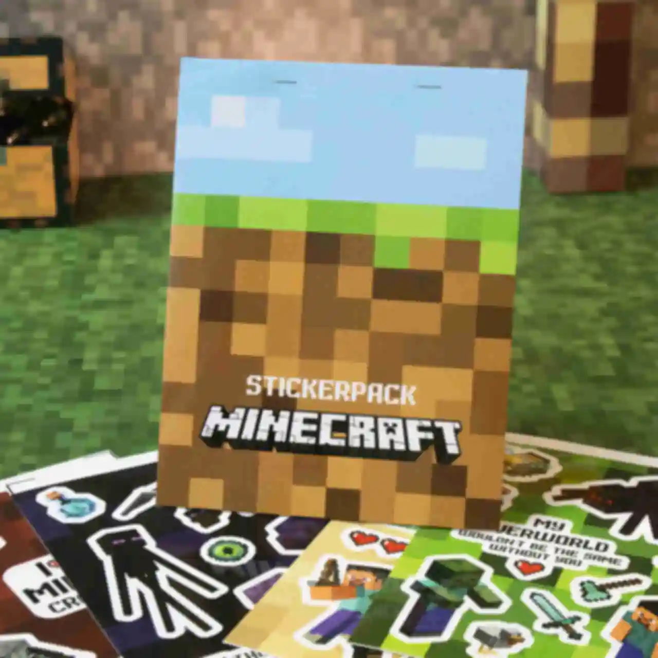 Стікерпак Minecraft ⦁ Набір наліпок за грою Майнкрафт ⦁ Подарунок геймеруФото №2