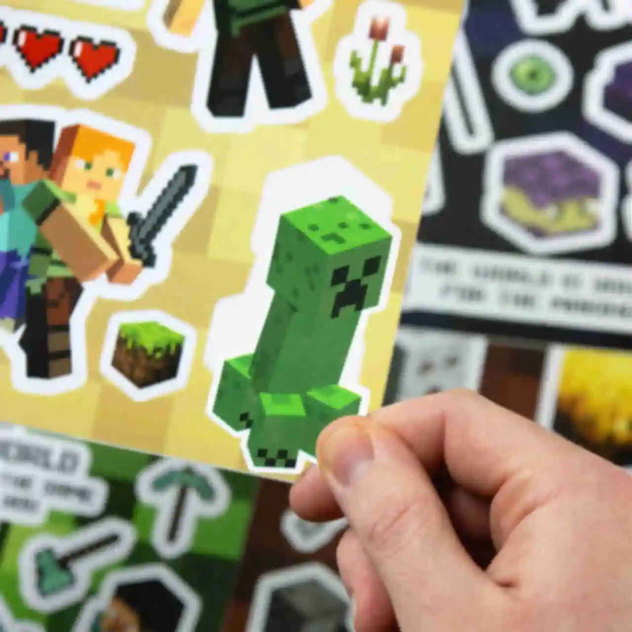 Стікерпак Minecraft ⦁ Набір наліпок за грою Майнкрафт ⦁ Подарунок геймеруФото №3