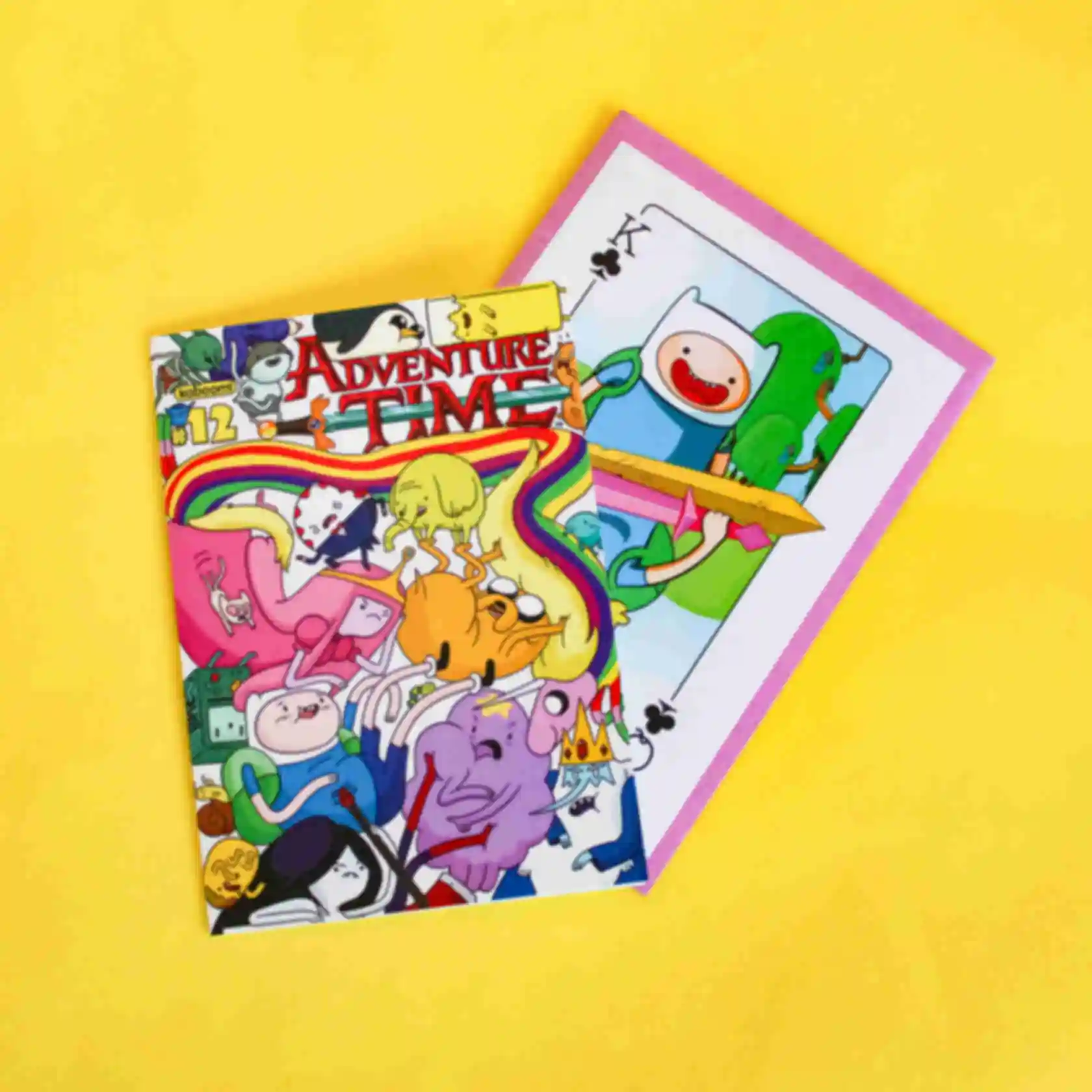 Листівка в стилі Часу Пригод • Сувеніри • Подарунки Adventure Time 