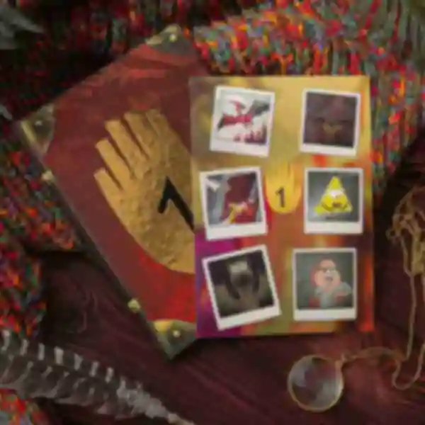 Дневник Диппера №1 • Блокнот Гравити Фолз • Подарок для фанатов сериала Gravity Falls