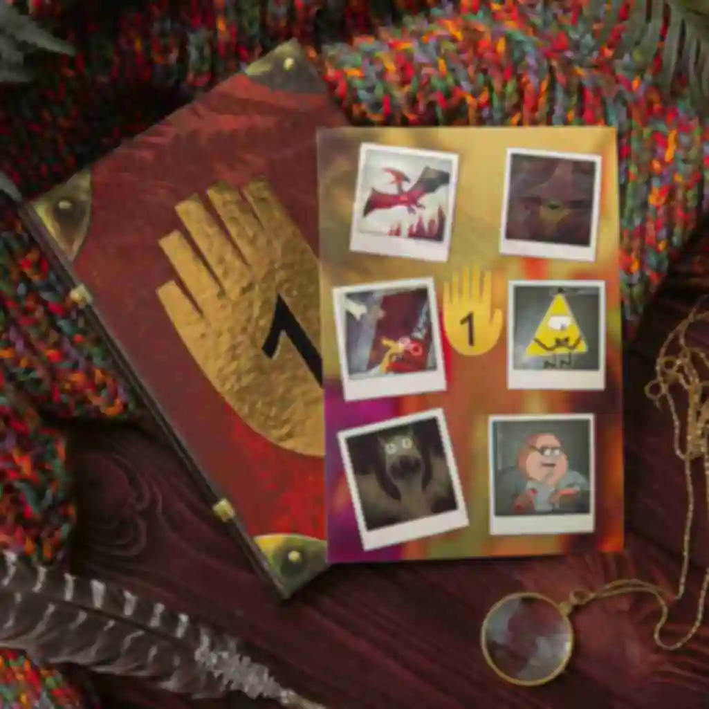 Дневник Диппера №1 • Блокнот Гравити Фолз • Подарок для фанатов сериала Gravity Falls. Фото №1