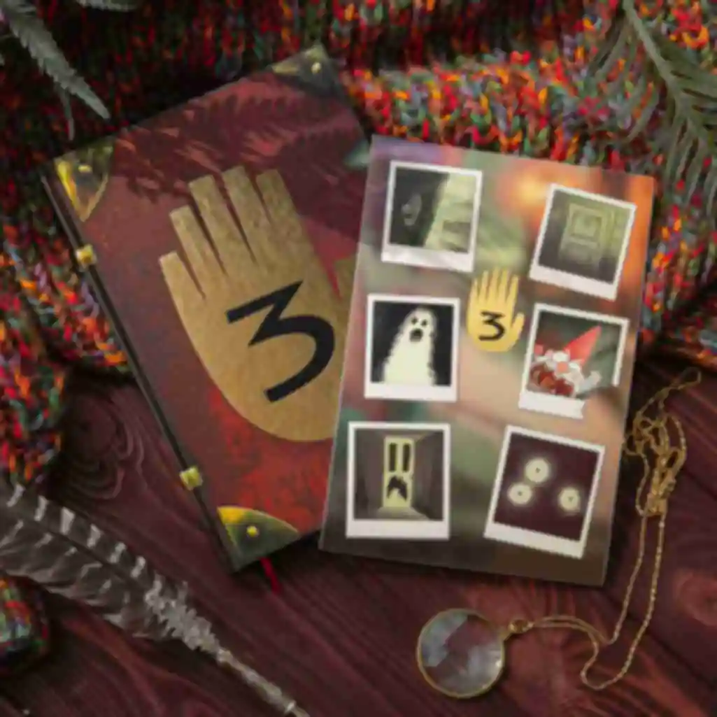 Дневник Диппера №3 • Блокнот Гравити Фолз • Подарок для фанатов сериала Gravity Falls. Фото №1