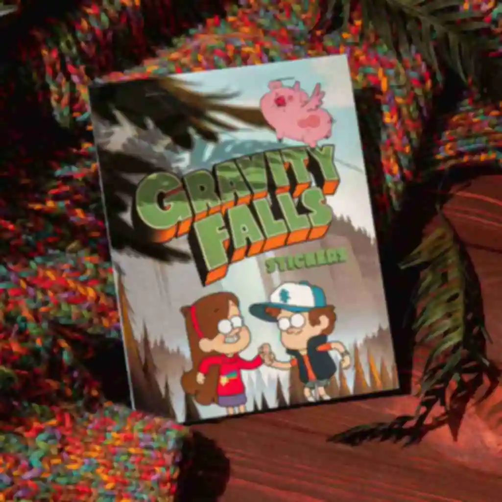 Стікерпак • Набір наліпок з героями Гравіті Фолз • Подарунок фанату Gravity FallsФото №1