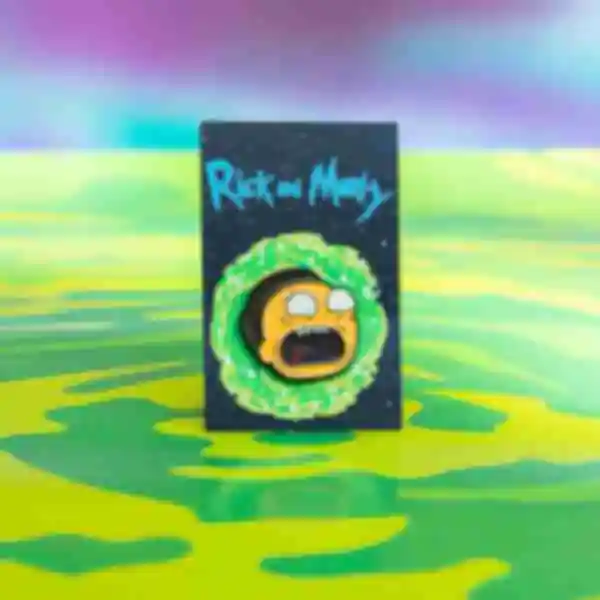 Значок с Морти • Пин • Сувениры Рик и Морти • Подарки Rick and Morty