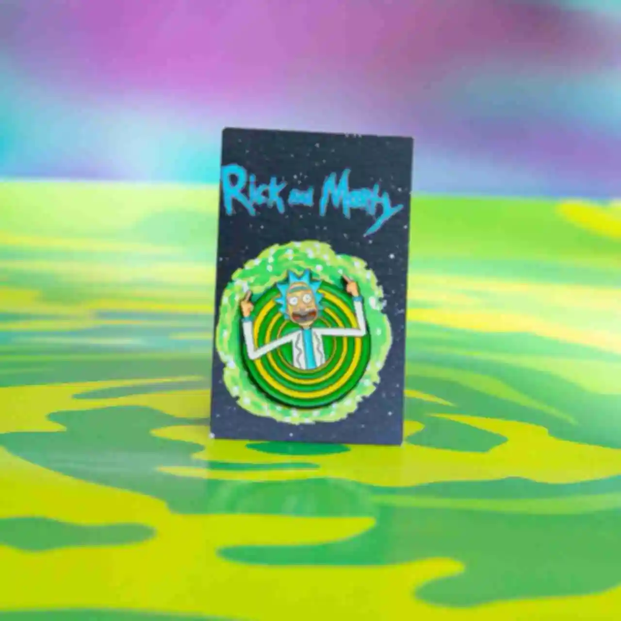 Значок з Ріком в зеленому колі • Пін • Сувеніри Рік і Морті • Подарунки Rick and MortyФото №4