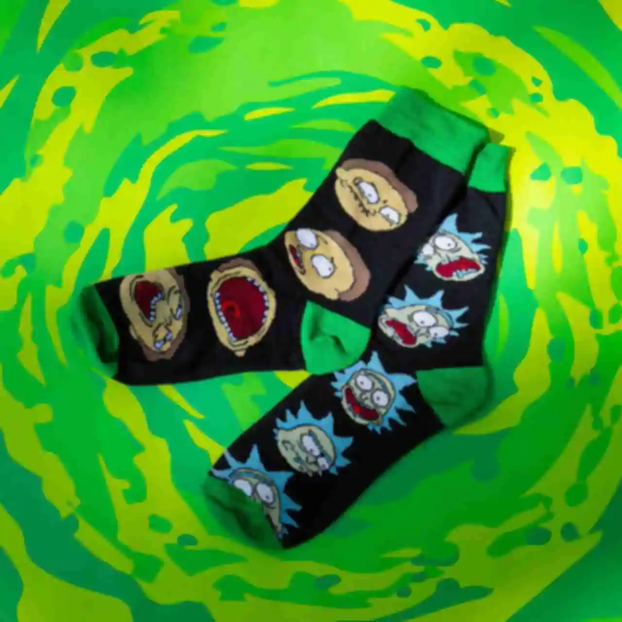 Шкарпетки з Ріком та Морті • Сувеніри та одяг за мультсеріалом • Подарунки Rick and MortyФото №12