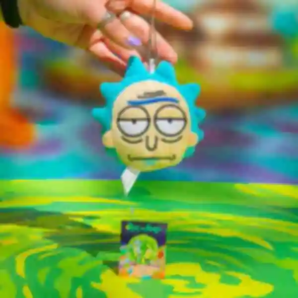 Іграшка-брелок з Ріком • Сувеніри Рік і Морті • Подарунки Rick and Morty