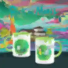 Чашка №1 • Всесвіт, де вони просто принт на чашці • Кружка Рик и Морти • Посуда в стиле Rick and Morty