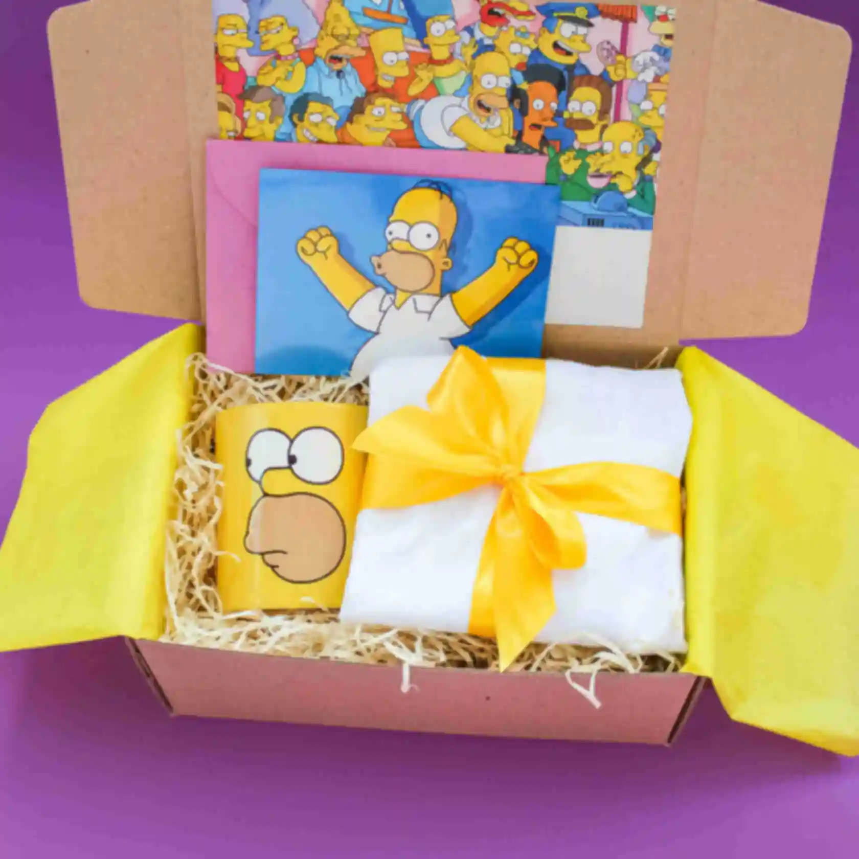 Бокс Сімпсони • medium • Подарунковий набір для фанатів мультсеріалу • The Simpsons