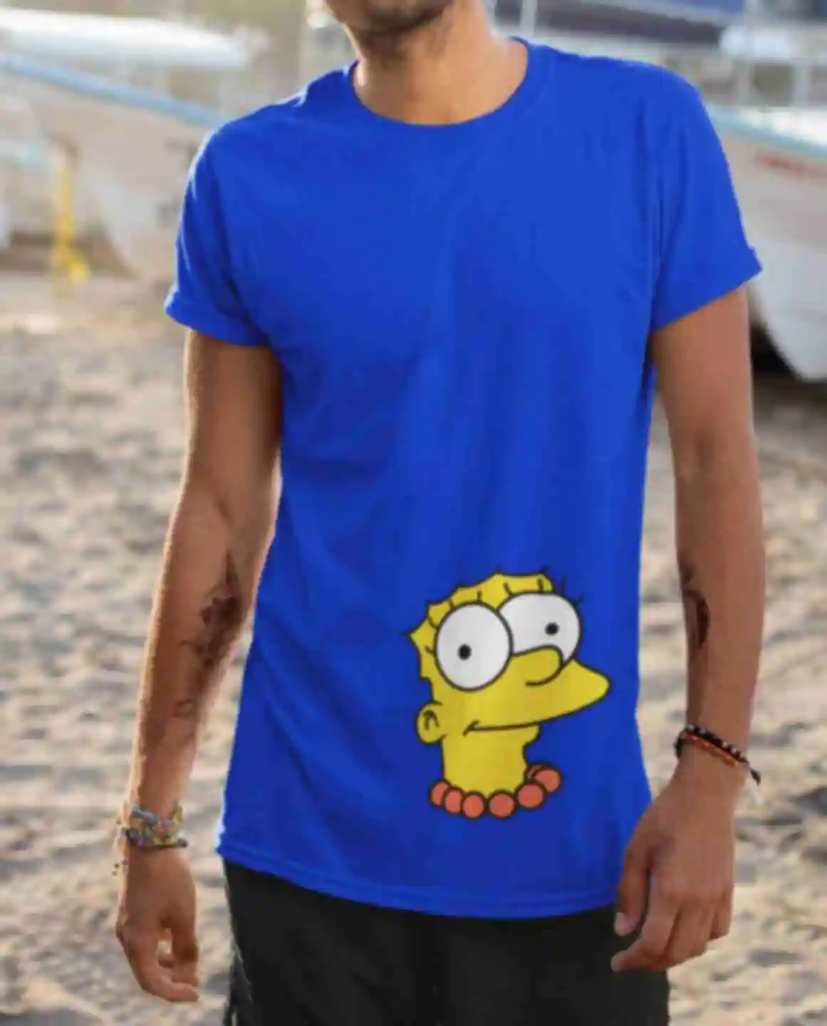 Футболка №9 • Мардж Симпсон • Одежда по мультсериалу • Симпсоны • The Simpsons. Фото №1
