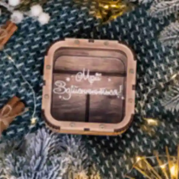 Деревянная копилка для деток ⦁ Шкатулка ⦁ Подарок на День Св.Николая ⦁ Сувениры на Новый год и Рождество