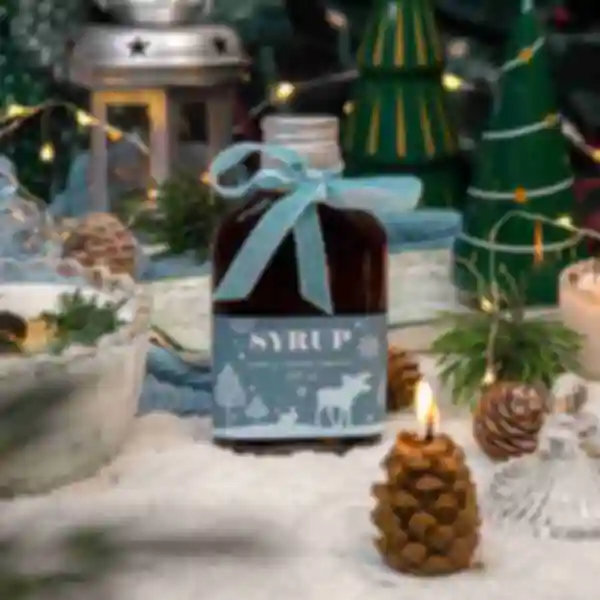 Сироп со вкусом карамели «Winter time» ⦁ Сладкие добавки к напиткам ⦁ Стильные сувениры для подарка на Новый год и Рождество