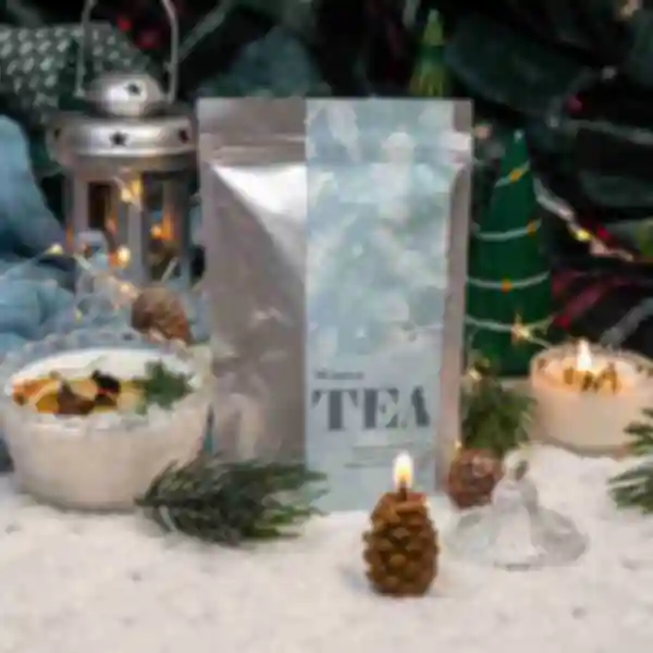 Чорний листовий чай «Winter time» ⦁ Сувеніри та солодощі ⦁ Універсальний подарунок на Новий рік та Різдво