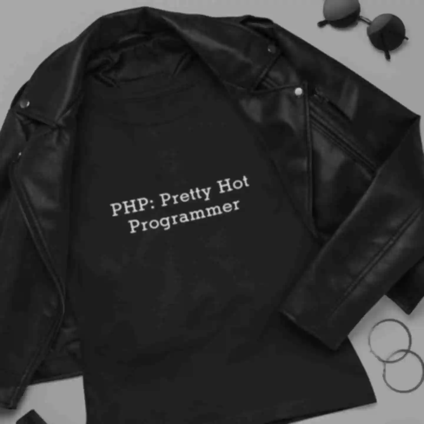 Футболка №5 • PHP • Одяг для програміста, розробника або айтішникаФото №1