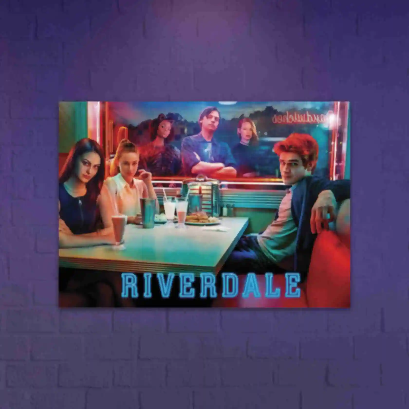 Постер • Ривердейл • Плакат с героями • Сувениры • Подарки в стиле сериала Riverdale