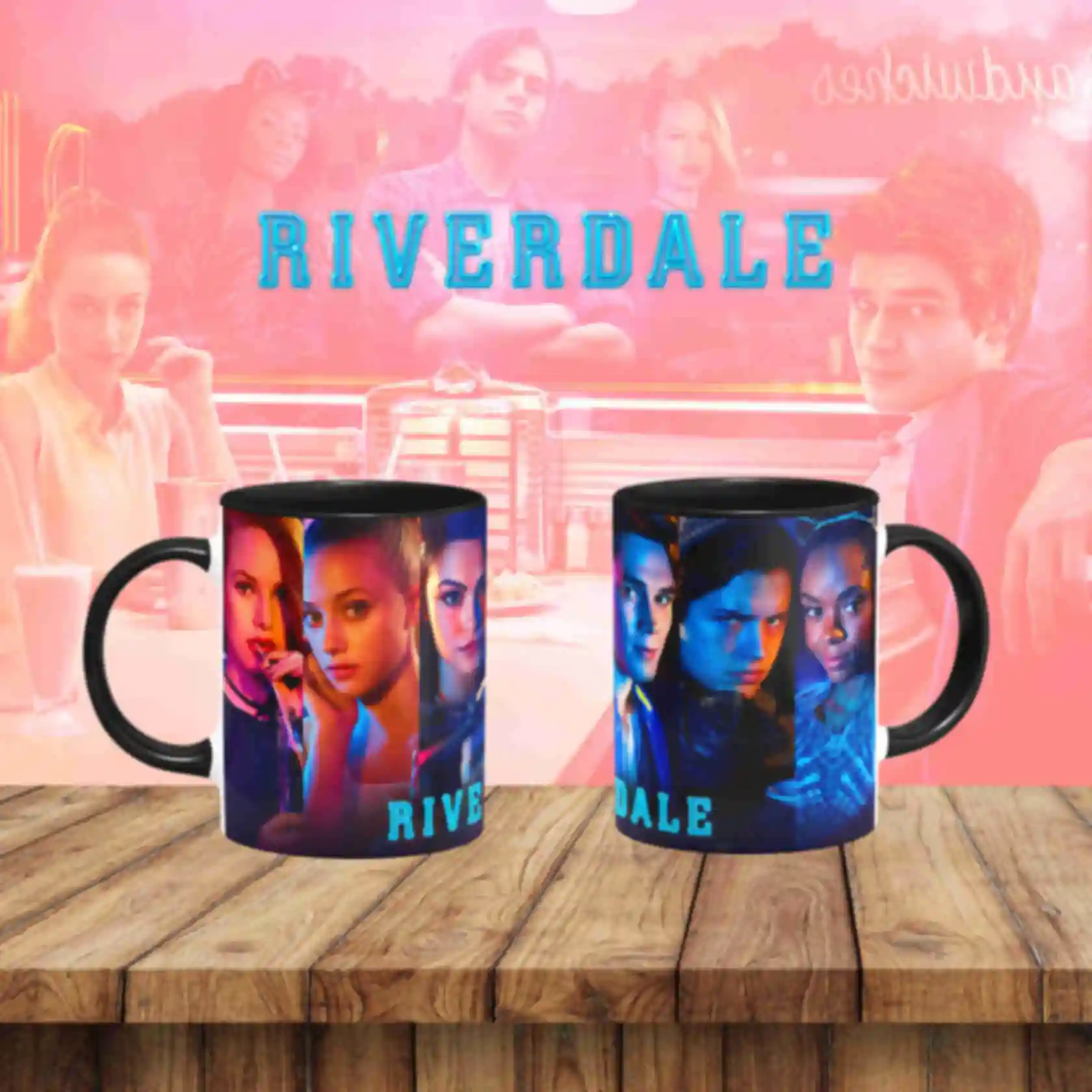 Чашка • Рівердейл • Горнятко з героями • Сувеніри • Подарунки в стилі серіалу RiverdaleФото №1