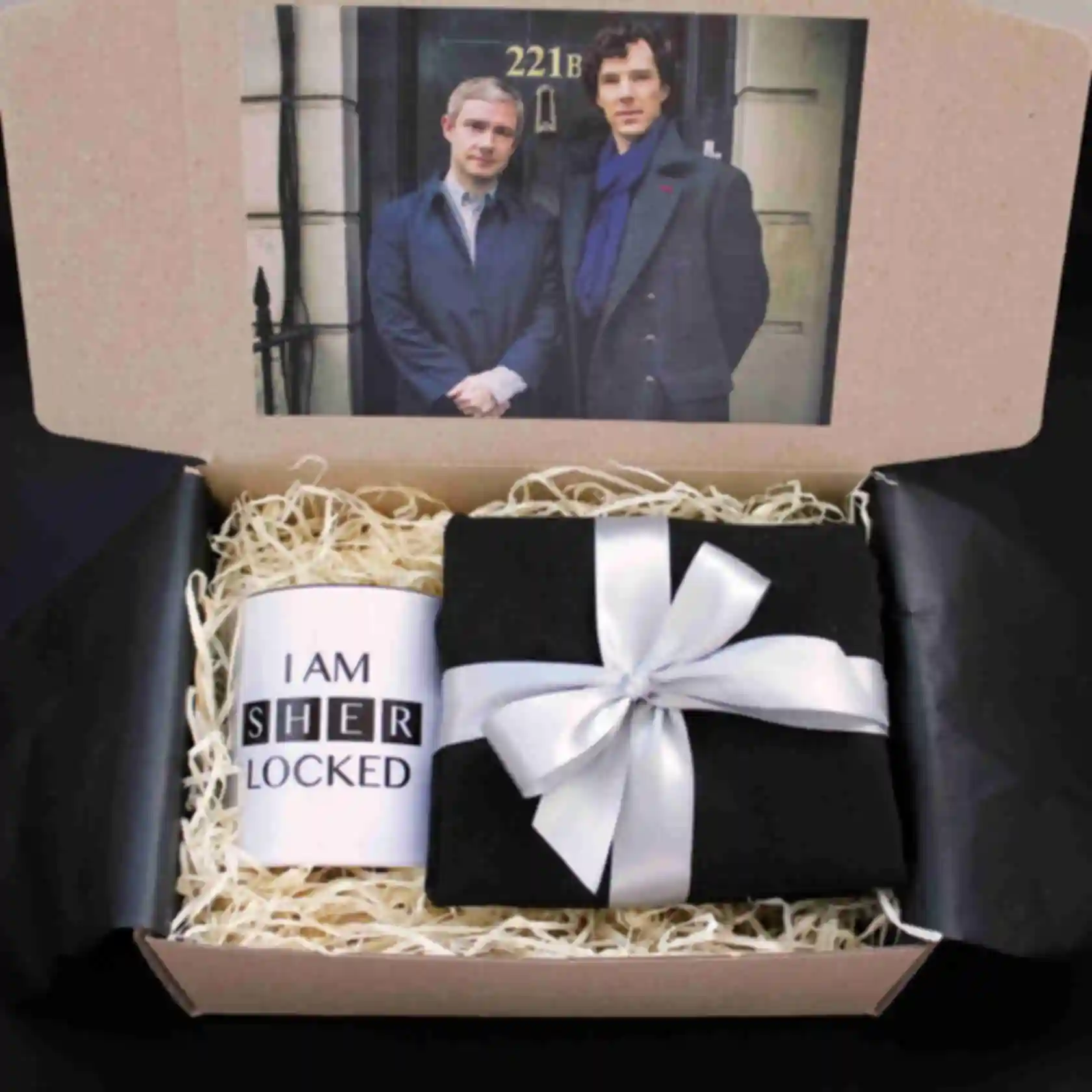 Бокс за серіалом Шерлок • medium • Подарунковий набір для фаната • Sherlock АРХІВ