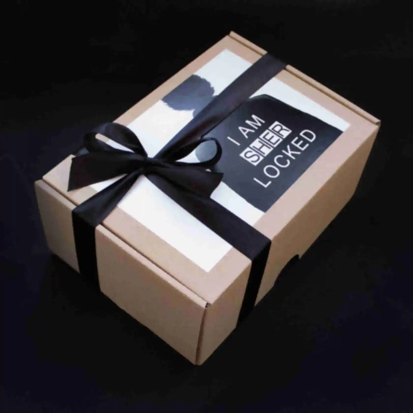 Подарочная коробка с декором Шерлок АРХИВ. Фото №9