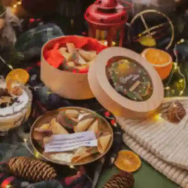 Новорічне печиво з передбаченнями ⦁ Подарунок на Новий рік та Різдво ⦁ Сувеніри