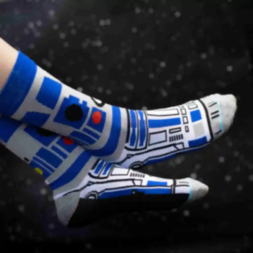 Шкарпетки з R2-D2 • Зоряні Війни ⦁ Одяг та аксесуари ⦁ Подарунок фанату Star WarsФото №60